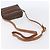 Céline CELINE Macadam Canvas Schultertasche aus PVC-Leder in Braun und Gold Auth ar13775 Golden - Ansicht 7