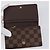 Portafoglio LOUIS VUITTON Monogram Damier Ebene 3 pezzi LV Auth bs31237 Monogramma - vista 15