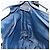 Borsa a spalla in tela Trotter Christian Dior blu navy argento Auth ar13815 - vista 17