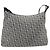 Borsa a spalla in tela Trotter Christian Dior blu navy argento Auth ar13815 - vista 2