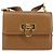 Borsa a Spalla Gancini in Pelle Marrone Oro Salvatore Ferragamo Auth gh1300 - vista 2
