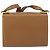 Borsa a Spalla Gancini in Pelle Marrone Oro Salvatore Ferragamo Auth gh1300 - vista 3