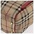 Burberry Borsa Tote Nova Check in PVC Beige Oro Auth 153484 D'oro - vista 12