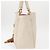 Chloé Borsa Tote Eden in pelle bianca e oro Auth th6490 Bianco D'oro - vista 4