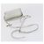 Borsa a Spalla in Pelle Jimmy Choo 2 Set Nero Argento Auth BA7835 - vista 13
