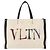 VALENTINO Borsa Tote Studs Canvas Bianca Argento Auth bs30222 Bianco - vista 13