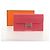 Hermès HERMES Lange Constance Geldbörse Leder Rosa Auth 141188M Pink - Ansicht 12