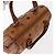 Borsa MCM Logogram Vicetos in pelle PVC marrone e oro Auth BA7357 D'oro - vista 6