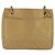 CHANEL Borsa a Spalla Matelassé con Catena in Pelle di Agnello Beige Oro CC Auth 150131 D'oro - vista 2
