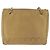 CHANEL Borsa a Spalla Matelassé con Catena in Pelle di Agnello Beige Oro CC Auth 150131 D'oro - vista 3