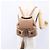 Zaino in pelle beige oro GUCCI Bamboo 370833 Auth fm4914 - vista 25