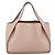 Autre Marque Borsa Tote in pelle beige Stella McCartney 502793 Auth BA7042 - vista 2