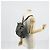 PRADA Rucksack aus grauem Nylon mit Silber authentisch kk572 Braun - Ansicht 26
