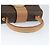 Céline Bolso de mano de lona Macadam Circle CELINE en cuero PVC marrón dorado Auth 149189 Castaño - vista 7