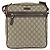 Gucci Borsa a Spalla GG Supreme PVC Marrone Oro 201448 Auth 146911 D'oro - vista 13