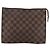 LOUIS VUITTON Poche Toilette 26 Damier Ebene N47543 Auth LV 148766 - vista 13
