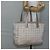 CHANEL Nuova Borsa Tote da Viaggio Nylon Beige Oro CC Auth ti3422 D'oro - vista 22