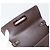 Borsa a mano Gancini in gomma marrone Auth gh987 di Salvatore Ferragamo - vista 15