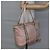Borsa Tote Gucci GG Canvas Sherry Line Rosa Oro 137396 Auth 144533 - vista 22