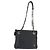 BALLY Borsa a Spalla con Catena Pelle Blu Navy Oro Auth BA6225 D'oro