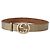 GUCCI GG IMPLEMENTATION INTERLOCKING GÜRTEL 37"" GOLD 114876 Auth 143201 Golden