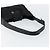 Bolso de Hombro Gancini de Nylon Negro y Plata de Salvatore Ferragamo Auth hk2985 - vista 7