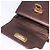 Borsa a Spalla Gancini in Pelle Marrone e Oro Salvatore Ferragamo Auth hk2983 D'oro - vista 10