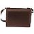 Borsa a Spalla Gancini in Pelle Marrone e Oro Salvatore Ferragamo Auth hk2983 D'oro - vista 2