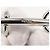 PRADA Charm Métal Cuir 2Set Noir Argent Auth 143381 Argenté - vue 11