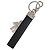 PRADA Charm Métal Cuir 2Set Noir Argent Auth 143381 Argenté - vue 3