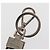 PRADA Charm Métal Cuir 2Set Noir Argent Auth 143381 Argenté - vue 6