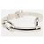 PRADA Charm Métal Cuir 2Set Noir Argent Auth 143381 Argenté - vue 7