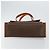 Céline Borsa tote in tela Macadam CELINE in pelle PVC marrone oro Auth ep11322 D'oro - vista 5