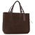 CHANEL Borsa Tote Lana Marrone CC Auth 145717
