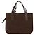 CHANEL Borsa Tote Lana Marrone CC Auth 145717 - vista 3
