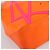 LOUIS VUITTON Borsa Reade PM Monogram Vernis Fluo Rosa Arancio M91903 Auth 143574 Arancione - vista 11