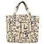 CHANEL Bisy Linie Tote Bag aus Canvas Weiß CC Auth 145779 - Ansicht 2