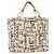 CHANEL Bisy Linie Tote Bag aus Canvas Weiß CC Auth 145779 - Ansicht 3
