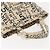 CHANEL Bisy Linie Tote Bag aus Canvas Weiß CC Auth 145779 - Ansicht 6