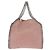 Autre Marque Borsa a spalla Stella McCartney Chain Fabera in suede rosa argento autentica BA5956 - vista 13