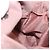 Autre Marque Borsa a spalla Stella McCartney Chain Fabera in suede rosa argento autentica BA5956 - vista 20