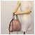 Autre Marque Borsa a spalla Stella McCartney Chain Fabera in suede rosa argento autentica BA5956 - vista 23