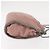 Autre Marque Borsa a spalla Stella McCartney Chain Fabera in suede rosa argento autentica BA5956 - vista 3