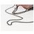 Autre Marque Borsa a spalla Stella McCartney Chain Fabera in suede rosa argento autentica BA5956 - vista 8