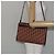 Borsa a Spalla in Tela Trotter Christian Dior Rossa Oro Auth 143135 - vista 20