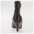 Stivaletti LOUIS VUITTON in Pelle Suhari 34 1/2 Nero Oro LV Auth 143282 D'oro - vista 12