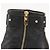 Stivaletti LOUIS VUITTON in Pelle Suhari 34 1/2 Nero Oro LV Auth 143282 D'oro - vista 13