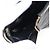 Stivaletti LOUIS VUITTON in Pelle Suhari 34 1/2 Nero Oro LV Auth 143282 D'oro - vista 34