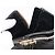 Stivaletti LOUIS VUITTON in Pelle Suhari 34 1/2 Nero Oro LV Auth 143282 D'oro - vista 38
