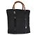 Borsa a mano in nylon nero e argento Gucci Bamboo 000 1998 0508 Auth 143305